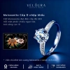 Nhẫn Nữ 1 Carat Moissanite Cương VELOURA - Vương Miện Sáu Chấu Cao Cấp 2