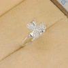 Nhẫn nữ bạc 925 NN364 đính đá cỏ ba lá may mắn - Giá ưu đãi 389.000đ 6