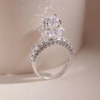 Nhẫn nữ bạc Moissanite 7 ly 8 ly - Kiểm định GRA LAVESTA KC11, giá 2.07 triệu 3
