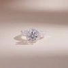 Nhẫn nữ bạc Moissanite 7 ly 8 ly - Kiểm định GRA LAVESTA KC11, giá 2.07 triệu 4