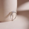 Nhẫn nữ bạc xi bạch kim Moissanite 5 ly GRA LAVESTA KC104 - Sang trọng, chỉ 815.000₫ 5