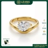 Nhẫn nữ DANA-Golden sóng đính đá khối đơn - Nhẫn cưới, hứa hẹn 284.900 VND