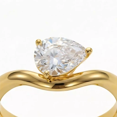 Nhẫn nữ DANA-Golden sóng đính đá khối đơn - Nhẫn cưới, hứa hẹn 284.900 VND 3 Nhẫn nữ DANA-Golden sóng đính đá khối đơn - Nhẫn cưới, hứa hẹn 284.900 VND 3