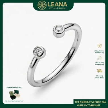 Nhẫn nữ DANA Zirconia Open Cube cao cấp- Thiết kế tinh tế, giảm 20% còn 427.900₫