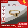 Nhẫn nữ Jesmee Vintage Đá Đen Đủ Size - Black Window Ring Sang Trọng Giá 299k