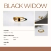 Nhẫn nữ Jesmee Vintage Đá Đen Đủ Size - Black Window Ring Sang Trọng Giá 299k 6
