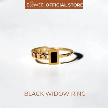 Nhẫn nữ Jesmee Vintage Đá Đen Đủ Size - Black Window Ring Sang Trọng Giá 299k 9