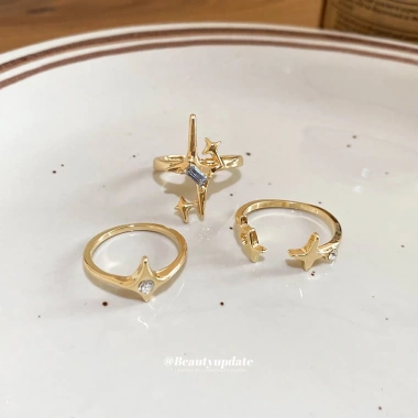 Nhẫn Nữ Kim Loại Đính Đá N18 Phong Cách Cá Tính Âu Mỹ, Giá Ưu Đãi 63.000₫ 2