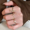 Nhẫn Nữ Kim Loại Đính Đá N18 Phong Cách Cá Tính Âu Mỹ, Giá Ưu Đãi 63.000₫ 4