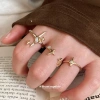 Nhẫn Nữ Kim Loại Đính Đá N18 Phong Cách Cá Tính Âu Mỹ, Giá Ưu Đãi 63.000₫ 5