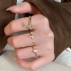 Nhẫn Nữ Kim Loại Đính Đá N18 Phong Cách Cá Tính Âu Mỹ, Giá Ưu Đãi 63.000₫ 8