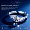 Nhẫn Nữ Moissanite 0,4ct Kim Cương Cong Mềm Mại – Chính Hãng VELOURA GRA VJN019 2
