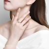Nhẫn Nữ Moissanite 1 Carat Dáng Vuông Cao Cấp - Chính Hãng VELOURA GRA VJN005 7