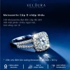 Nhẫn Nữ Moissanite 1 Carat Dáng Vuông - Sáng Như Kim Cương, Chính Hãng VELOURA, Giá 1.219.000 VND 2