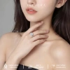 Nhẫn Nữ Moissanite 1 Carat Dáng Vuông - Sáng Như Kim Cương, Chính Hãng VELOURA, Giá 1.219.000 VND 7