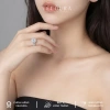 Nhẫn Nữ Moissanite 1 Carat Dáng Vuông - Sáng Như Kim Cương, Chính Hãng VELOURA, Giá 1.219.000 VND 8