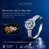 Nhẫn Nữ Moissanite 1 Carat Tròn Ba Hàng Cao Cấp Chính Hãng VELOURA - Giá Giảm 1,585,000₫ 2
