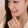Nhẫn nữ Moissanite 5 ly 6 ly GRA LAVESTA KC07 mặt hoa kiêu hãnh - 910.000₫ 2
