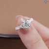 Nhẫn nữ Moissanite 6.5 ly hình thoi sang trọng, GRA, xi kim cao cấp NNM30 - 959.000₫ 3