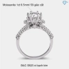 Nhẫn nữ Moissanite 6.5 ly hình thoi sang trọng, GRA, xi kim cao cấp NNM30 - 959.000₫ 5