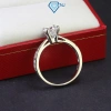 Nhẫn nữ Moissanite 6.5mm xi bạch kim, kiểm định GRA NNM39 - Giá chỉ 1.049.000đ