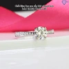 Nhẫn nữ Moissanite 6.5mm xi bạch kim, kiểm định GRA NNM39 - Giá chỉ 1.049.000đ 2