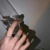 Nhẫn nữ ngón trỏ kim cương nhấp nháy - Thiết kế xếp chồng, giao 1 ngày, 34.000 VND 3