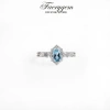 Nhẫn nữ Oval đa đá Citrine, Garnet, Peridot, Topaz, Amethyst, Moonstone - Bạc S925 FaeryGem, giảm còn 997.500₫ 5
