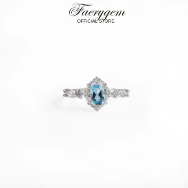 Nhẫn nữ Oval đa đá Citrine, Garnet, Peridot, Topaz, Amethyst, Moonstone - Bạc S925 FaeryGem, giảm còn 997.500₫