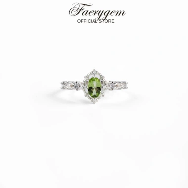Nhẫn nữ Oval đa đá Citrine, Garnet, Peridot, Topaz, Amethyst, Moonstone - Bạc S925 FaeryGem, giảm còn 997.500₫