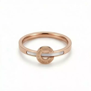 Nhẫn nữ thép không gỉ Forever Love - Quà tặng sang trọng, giá ưu đãi 284.900đ