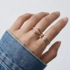 Nhẫn nữ tinh tế đá Cube Zirconia sáng bóng – Dùng hàng ngày, giảm còn 427.900₫ 4