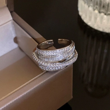 Nhẫn nữ zircon thanh lịch, thiết kế tối giản - Giá ưu đãi 49.474₫, thời trang 10