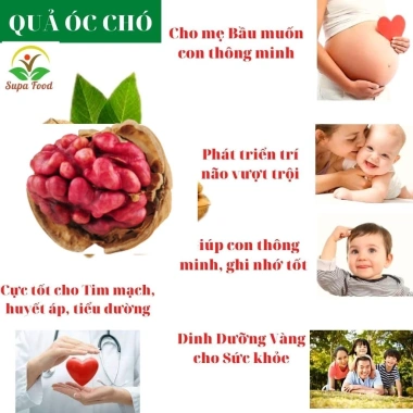Nhân Óc Chó Đỏ Hartley Mỹ Nhập Khẩu - Hạt Óc Chó Đỏ Giòn Ngon, Nhân To, Giá 69k