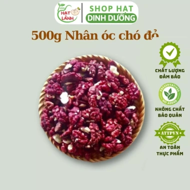 Nhân Óc Chó Đỏ Sống Tách Vỏ 500g Thơm Ngon, Dinh Dưỡng Cho Bà Bầu và Trẻ Nhỏ - Tiệm Hạt Lành
