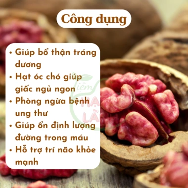 Nhân Óc Chó Đỏ Sống Tách Vỏ 500g Thơm Ngon, Dinh Dưỡng Cho Bà Bầu và Trẻ Nhỏ - Tiệm Hạt Lành