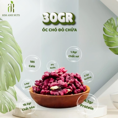 Nhân óc chó Kim Anh Nuts 500gr - Hạt óc chó Mỹ tách vỏ, dinh dưỡng bà bầu, 117.000₫ 3 Nhân óc chó Kim Anh Nuts 500gr - Hạt óc chó Mỹ tách vỏ, dinh dưỡng bà bầu, 117.000₫ 3