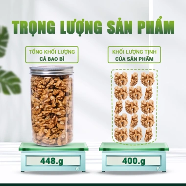 Nhân óc chó vàng TANU NUTS - Hạt óc chó tách vỏ Chile, ngũ cốc dinh dưỡng cho bà bầu, ăn kiêng, giảm cân 156.800 VND