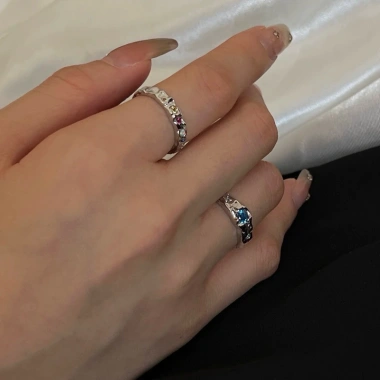 Nhẫn ONER Bạc 925 Aeren Asel Ring - Bảo hành 1 năm, giảm giá 520k, sang trọng 2