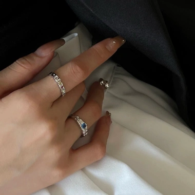 Nhẫn ONER Bạc 925 Aeren Asel Ring - Bảo hành 1 năm, giảm giá 520k, sang trọng 7