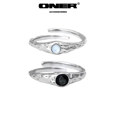 Nhẫn ONER Bạc 925 Felix Couple Rings - Bảo hành 1 năm, Giá ưu đãi 450.000₫