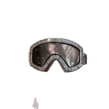 Nhẫn punk kim cương Đá tuyết sang trọng – nam nữ, giảm 22% còn 144.184₫ 5