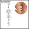 Nhẫn rốn thời trang nữ pha lê kim loại và zircon sang trọng chỉ 49.280₫