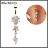 Nhẫn rốn thời trang nữ pha lê kim loại và zircon sang trọng chỉ 49.280₫ 3