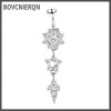 Nhẫn rốn thời trang nữ pha lê kim loại và zircon sang trọng chỉ 49.280₫ 7