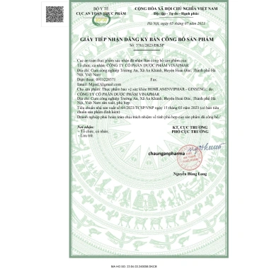 Nhân Sâm Hanomin (Homlamin Ginseng) 60 viên nang mềm - Bổ vitamin, khoáng chất - 65.000đ - Châu Ngân Pharma