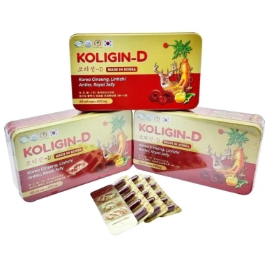 Nhân Sâm Linh Chi Koligin D - Bổ năng lượng, tăng sức đề kháng, bồi bổ sức khỏe 2