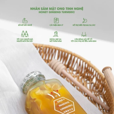 Nhân sâm nghệ mật ong YY 500ml - Tăng sức đề kháng, năng lượng, giảm giá 895k 3 Nhân sâm nghệ mật ong YY 500ml - Tăng sức đề kháng, năng lượng, giảm giá 895k 3