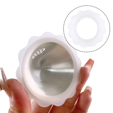 Nhẫn silicon SADYUELE bảo vệ cốc điều dưỡng bạc cho con bú - Giá ưu đãi 50.620 VND 6