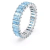 Nhẫn Swarovski S925 bạc Baguette xanh pha lê đá quý Quà Tặng Lễ Tình Nhân và Sinh Nhật 4